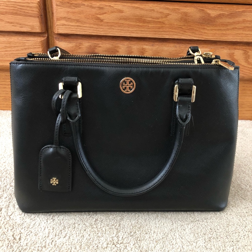 Tory Burch Robinson Mini Double Zip Tote